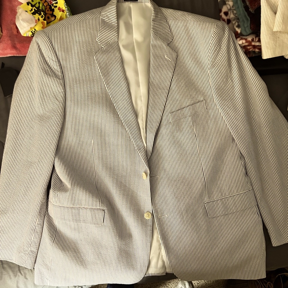 Seersucker, Saddlebred brand, worn once
